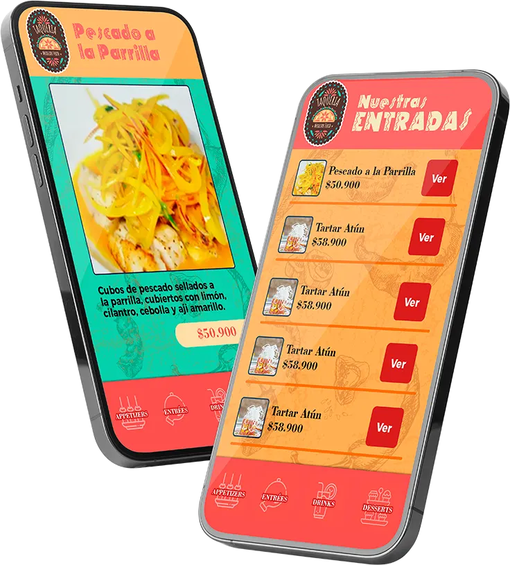 Mockups menu